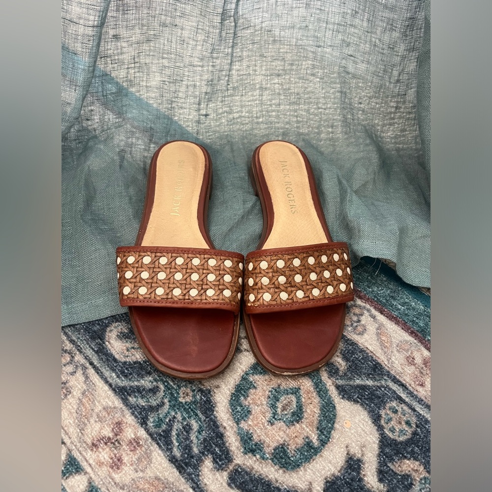 Jack Rogers - Merrain Slide Flat Sandal - Size 7 - Picture 4 of 6